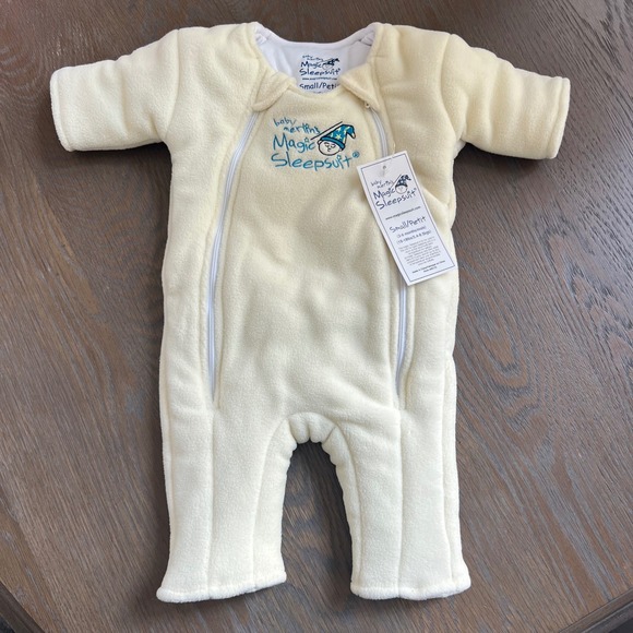 Baby Merlin's Magic Sleepsuit Cream Small/Petit 3-6 Months Swaddle Transition - Picture 1 of 3